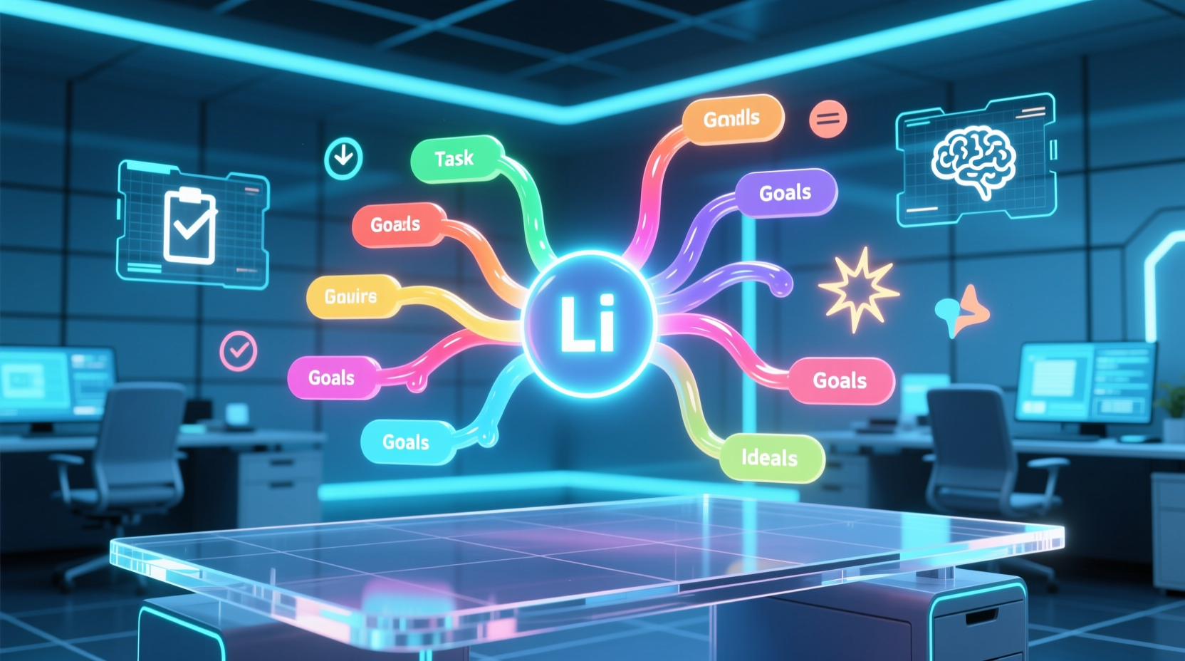 make a mind map to keep on top of everything in your li