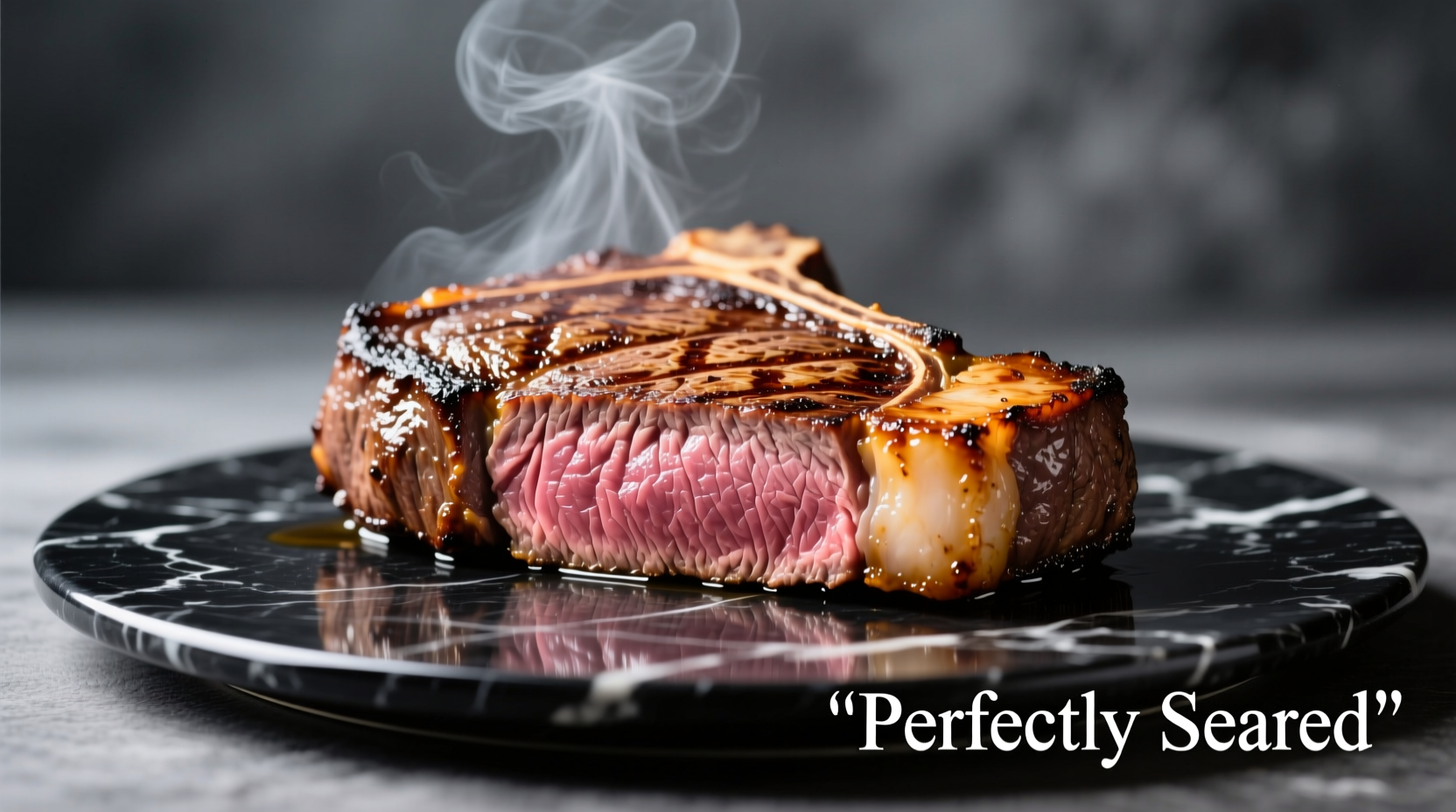 Perfectly seared filet mignon with golden crust