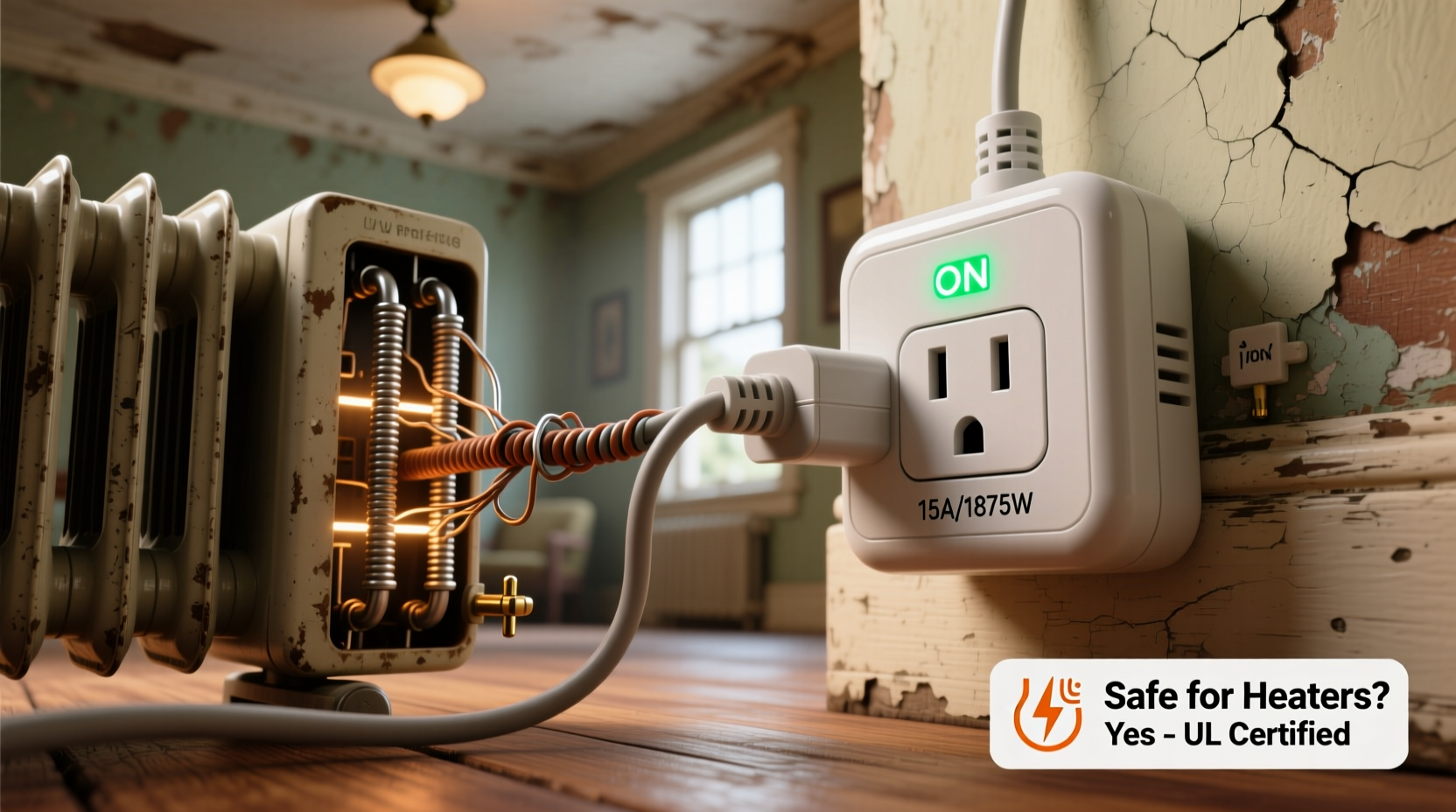 are smart plugs safe to use with older appliances and heaters