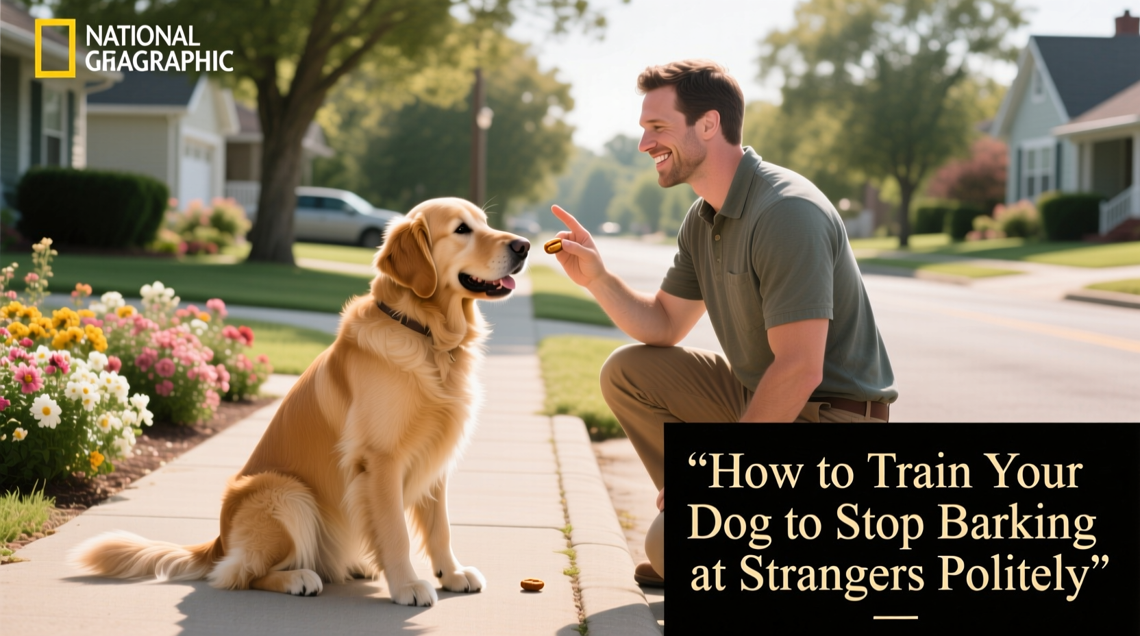 how to train your dog to stop barking at strangers politely