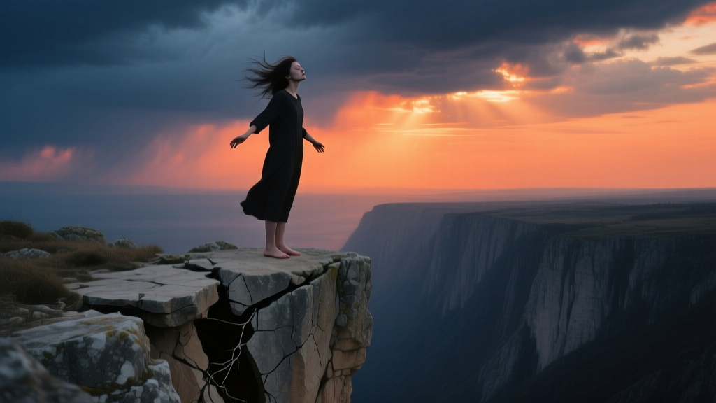 Cliff Feeling Vertigo: Emotional Dream Meaning