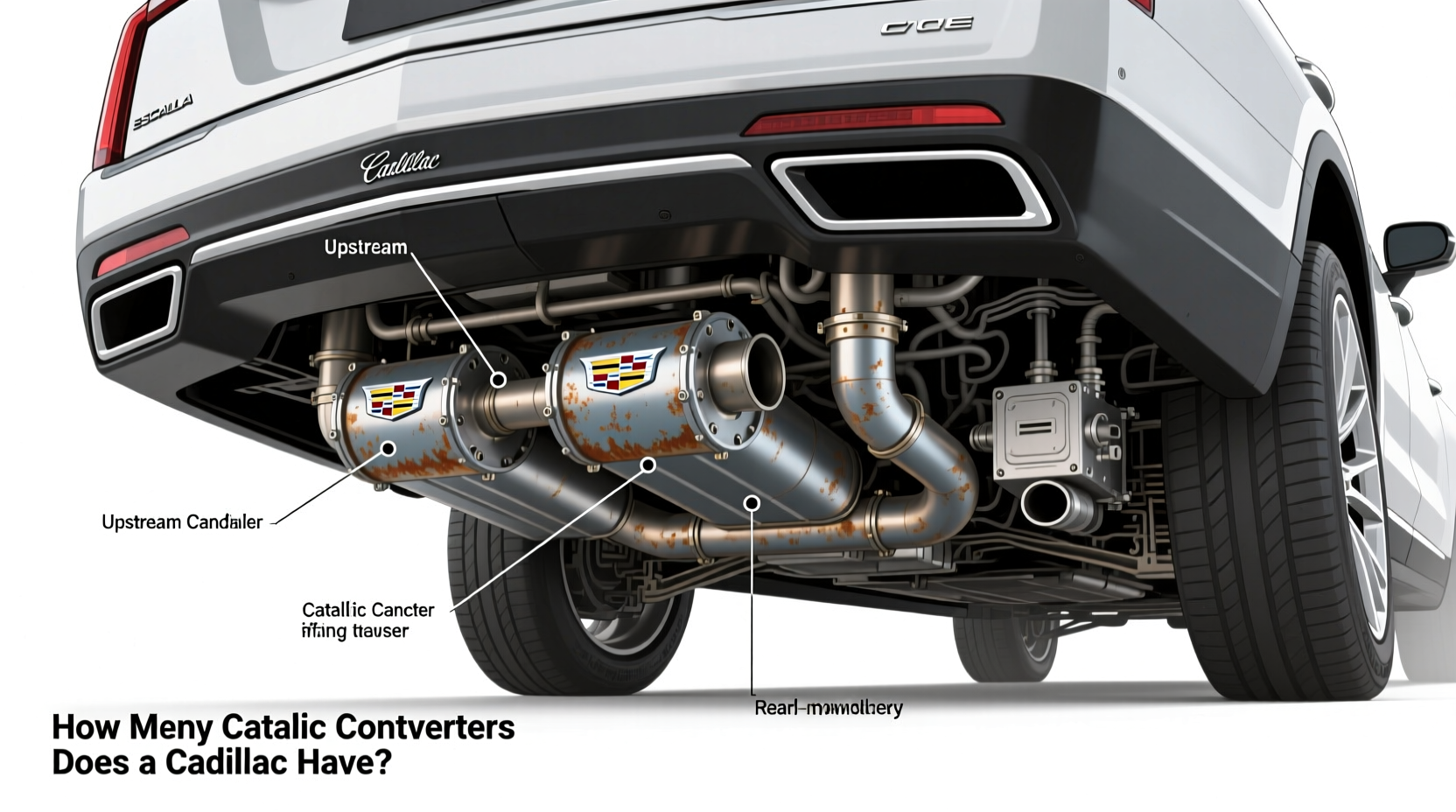 how many cadillac converters does a car have