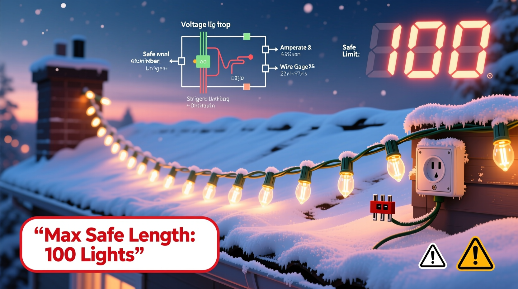 how many christmas lights can you string together