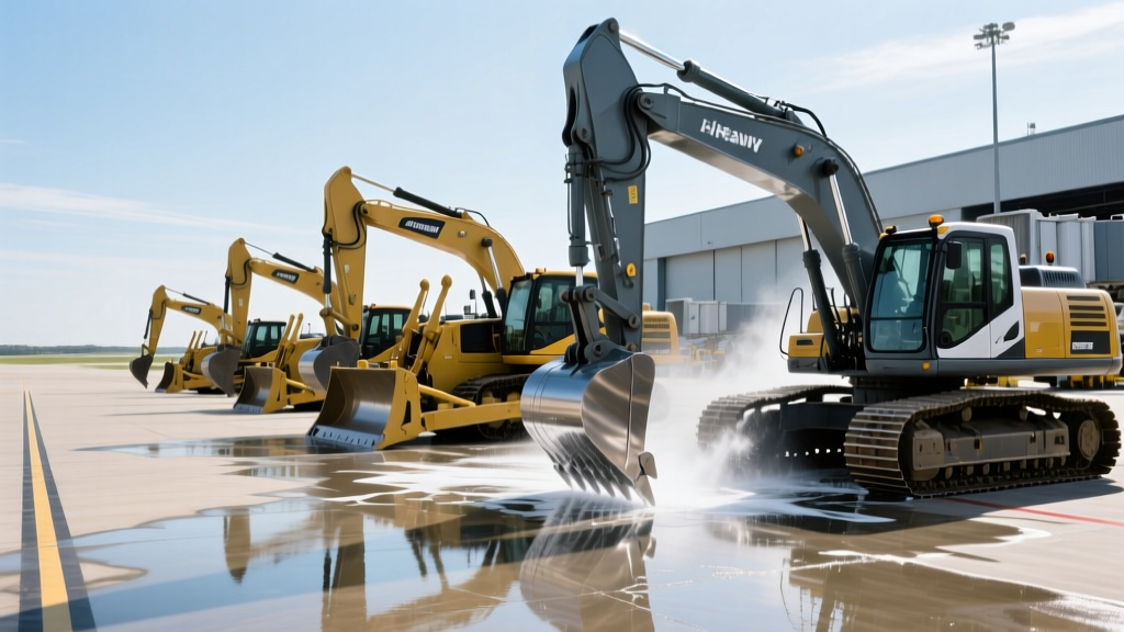 Heavy Equipment Washing for Airport GSE: Technical Specs & Flow