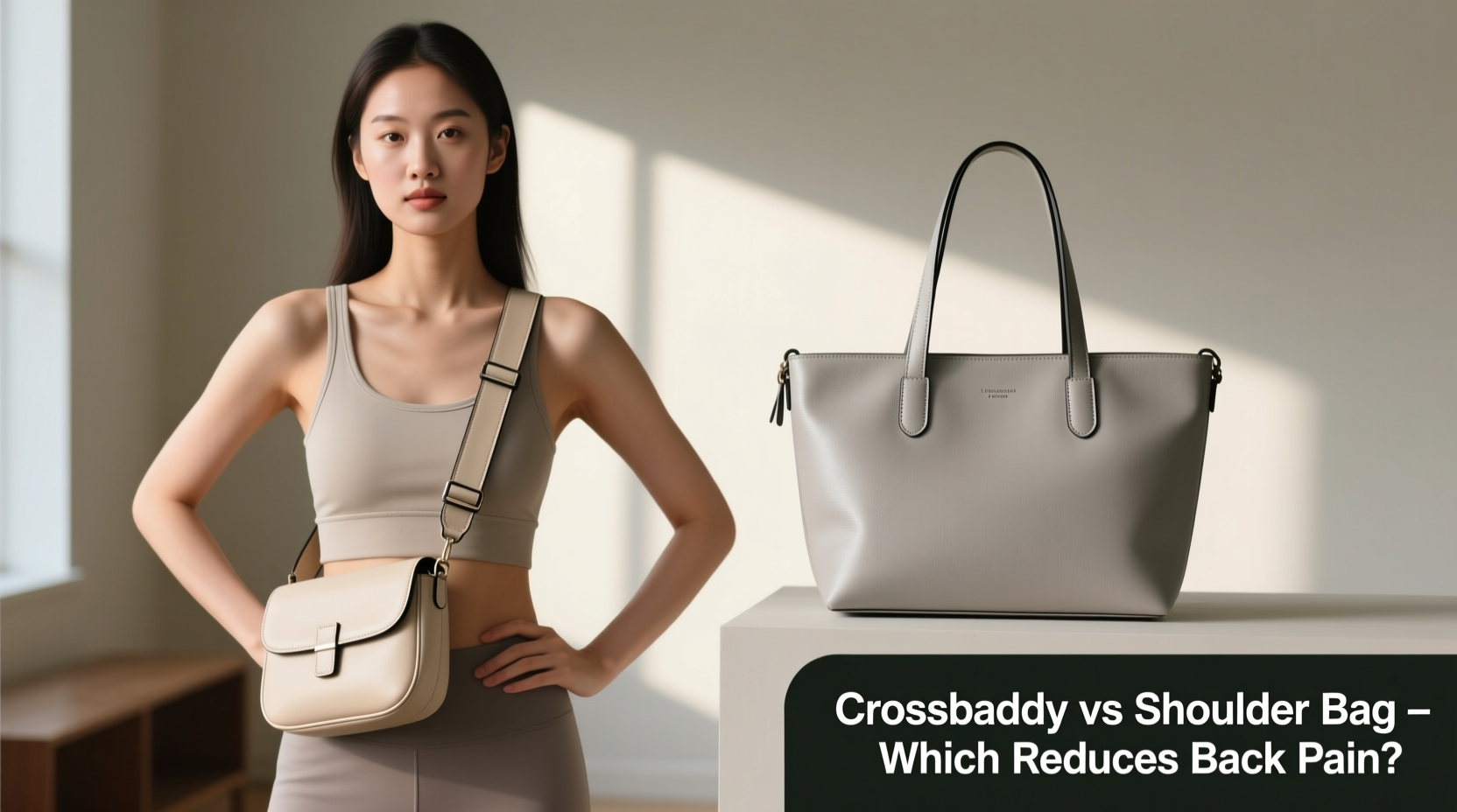 crossbody vs shoulder bag which style is actually better for avoiding back pain