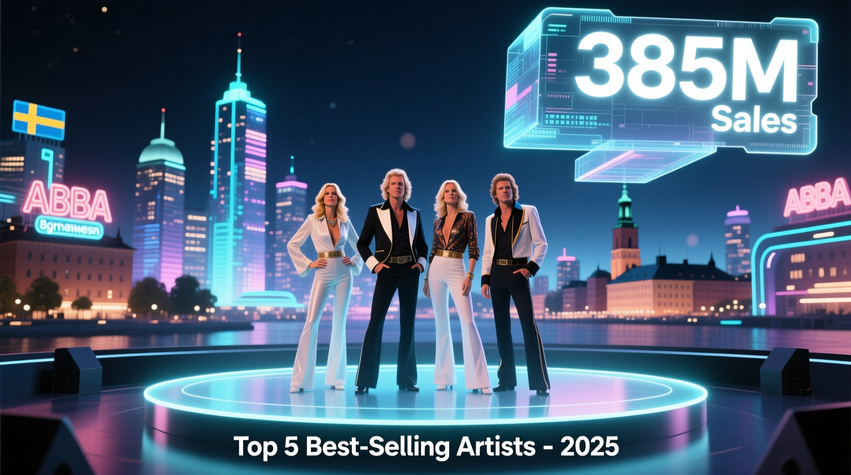 Best-Selling Swedish Music Artist: ABBA Tops 385M Sales (Top 5 List 2025)