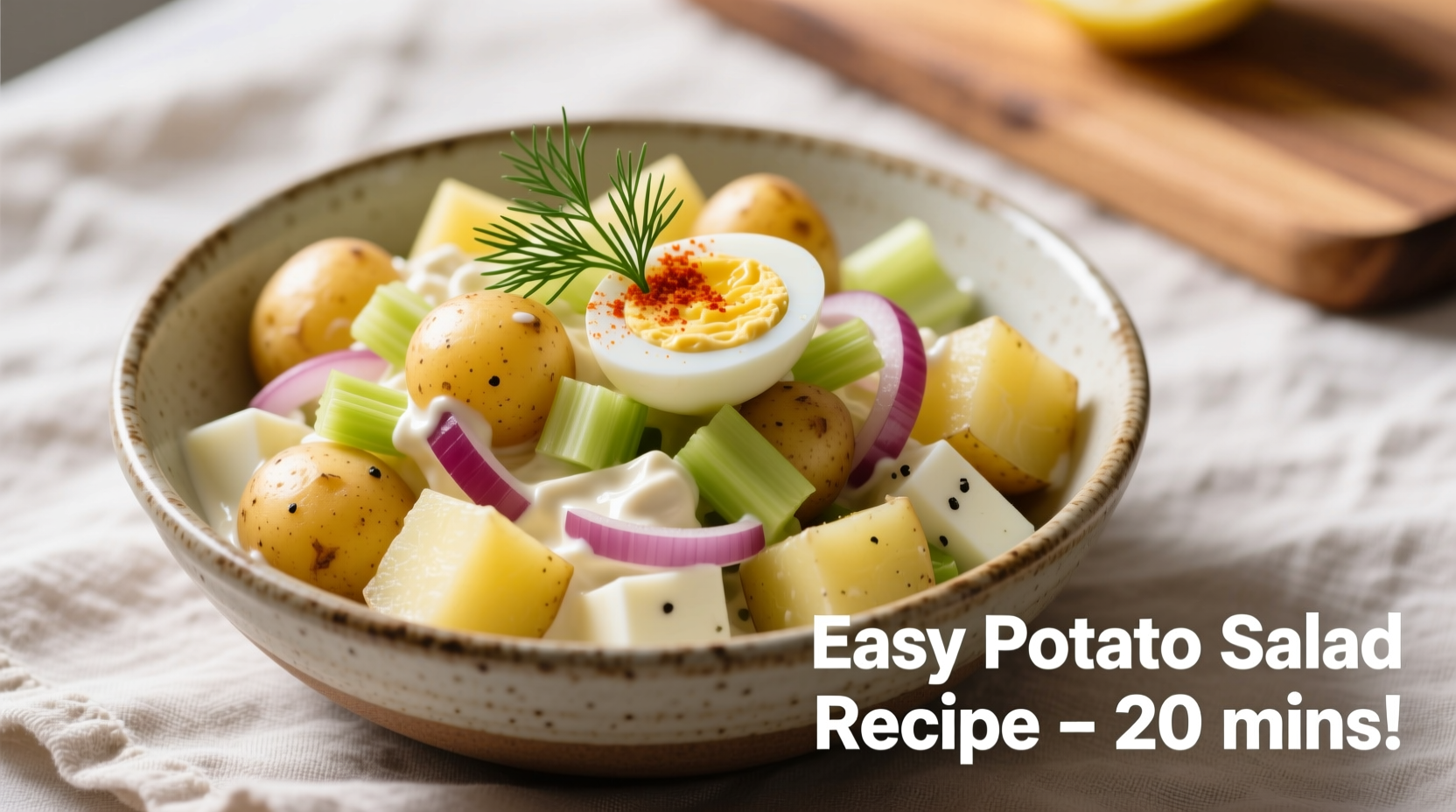 Easy Potato Salad Recipe: Ready in 30 Minutes