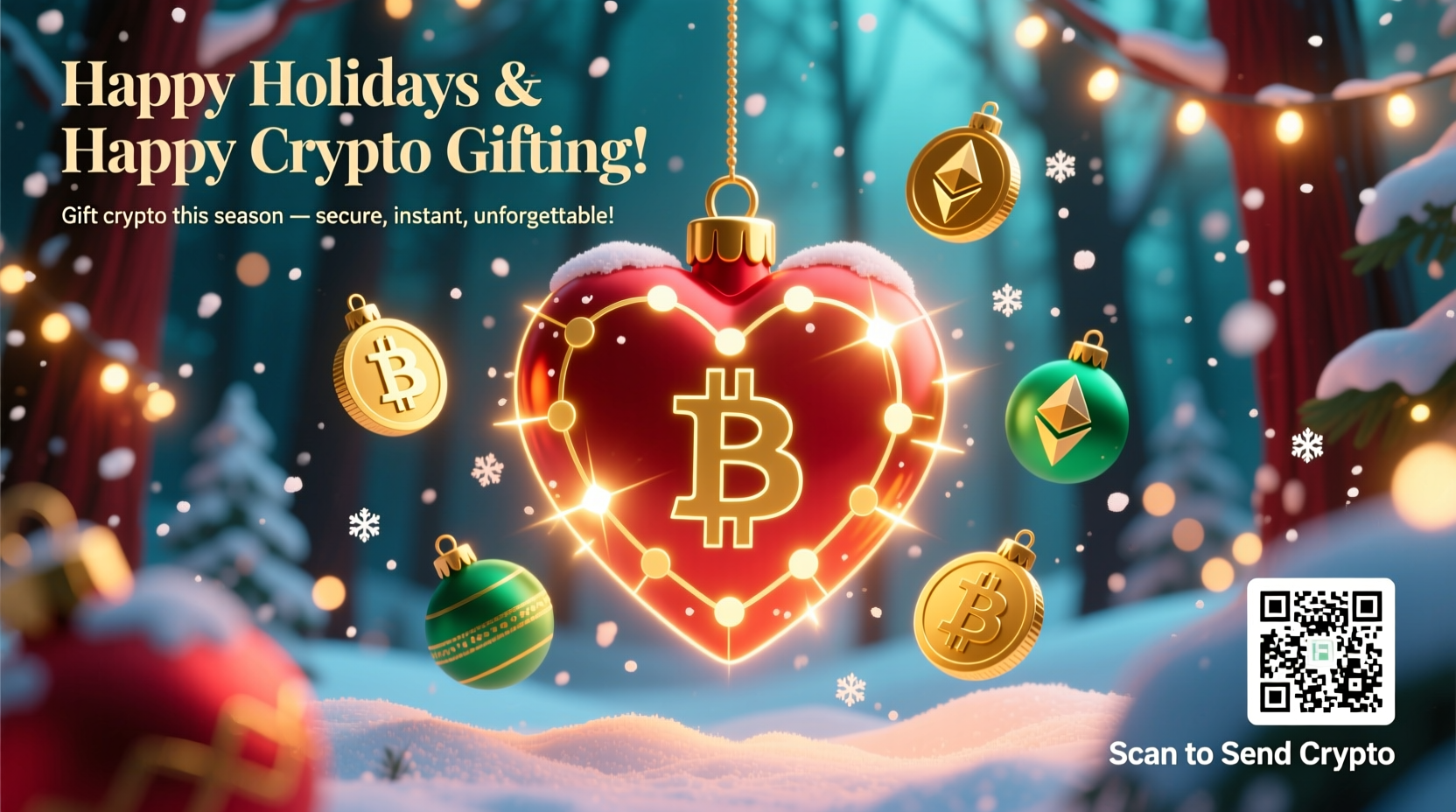 How To Gift Cryptocurrency In A Festive Digital Christmas Card