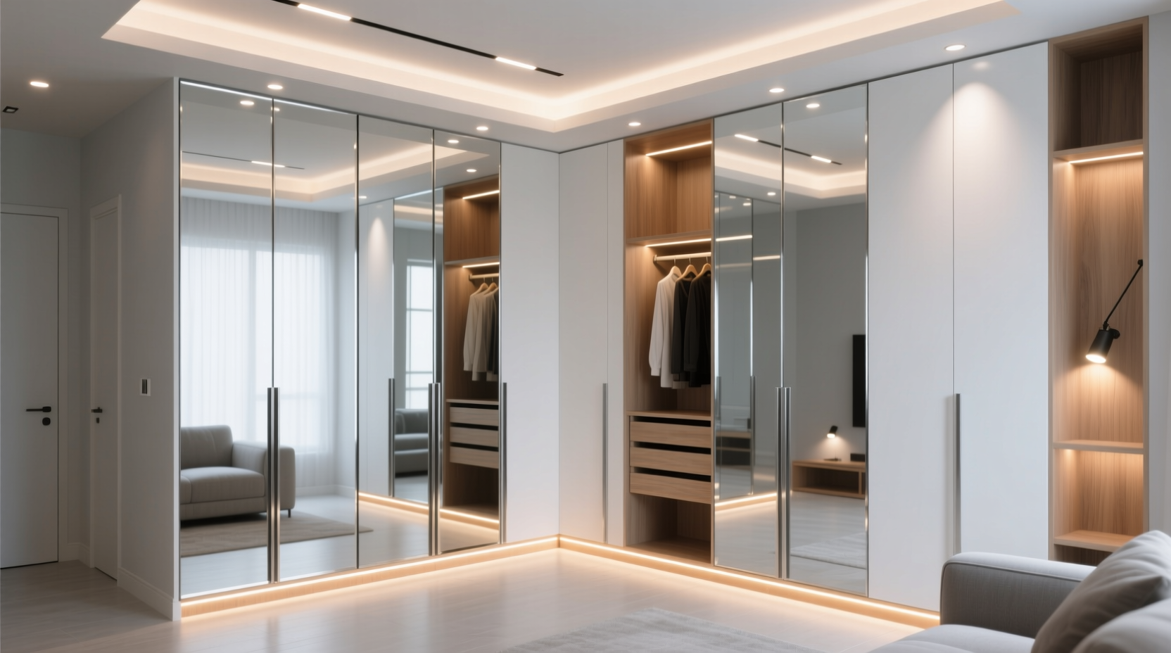 closet organization tips for low light spaces