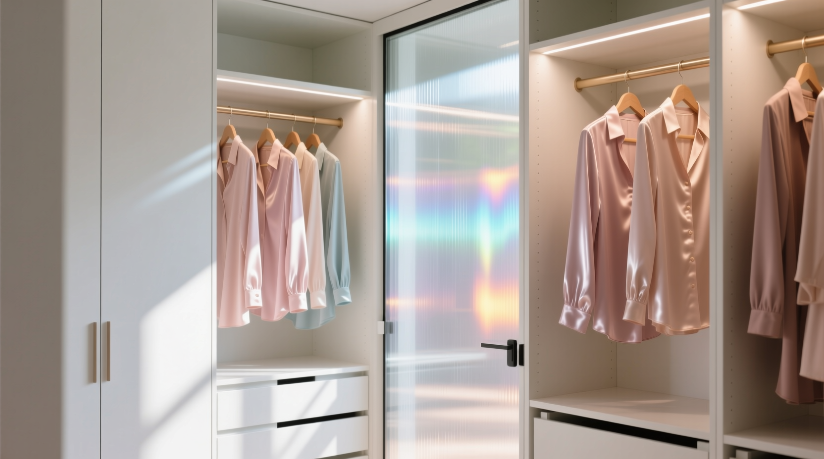 closet window film vs blackout liner for silk
