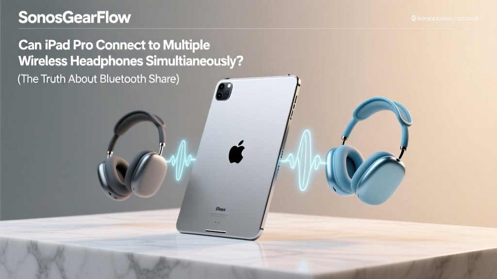 iPad Pro Multiple Wireless Headphones (2026)
