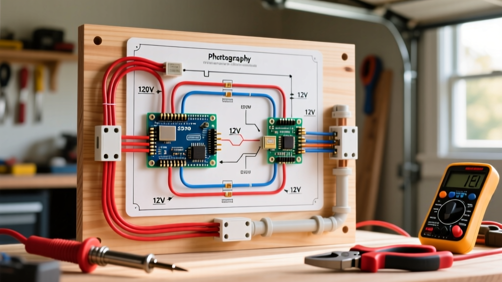 RV House Electrical Wiring Diagram: 12V & 120V Setup