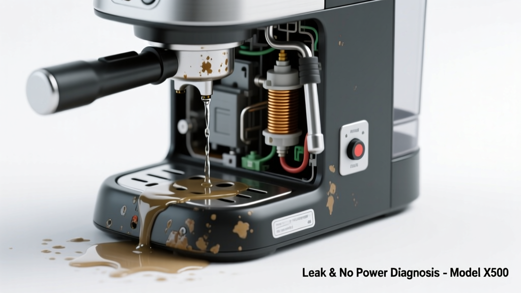 Coffee Maker Leaking and Not Working at All: Quick Diagnosis