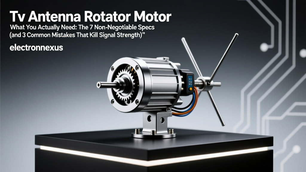 Tv Antenna Rotator Motor What You Actually Need: The 7 Non-Negotiable Specs (and 3 Common Mistakes That Kill Signal Strength)