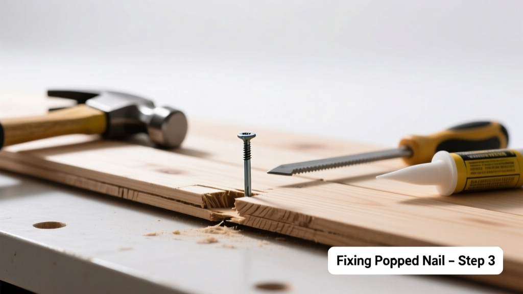 How to Fix a Popped Nail Making Unusual Noise