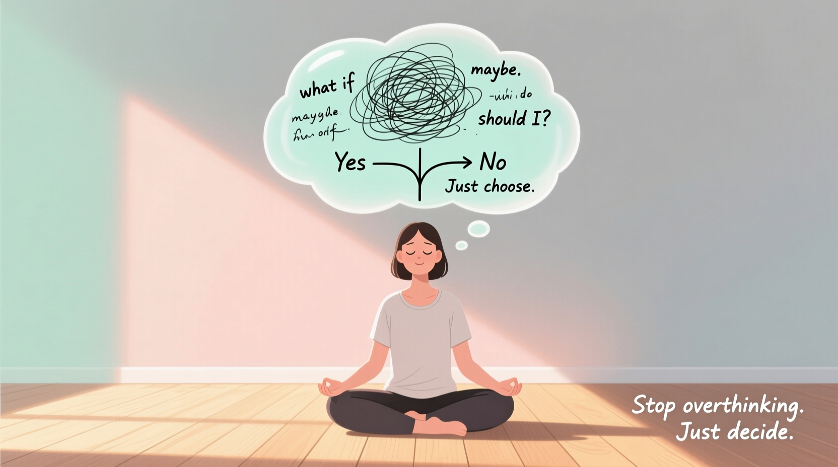 decision paralysis how to stop overthinking simple choices