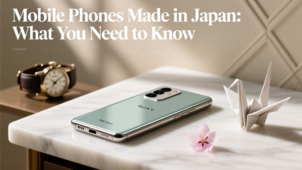 Japan-Made Phones: 3 Brands Still Building Locally