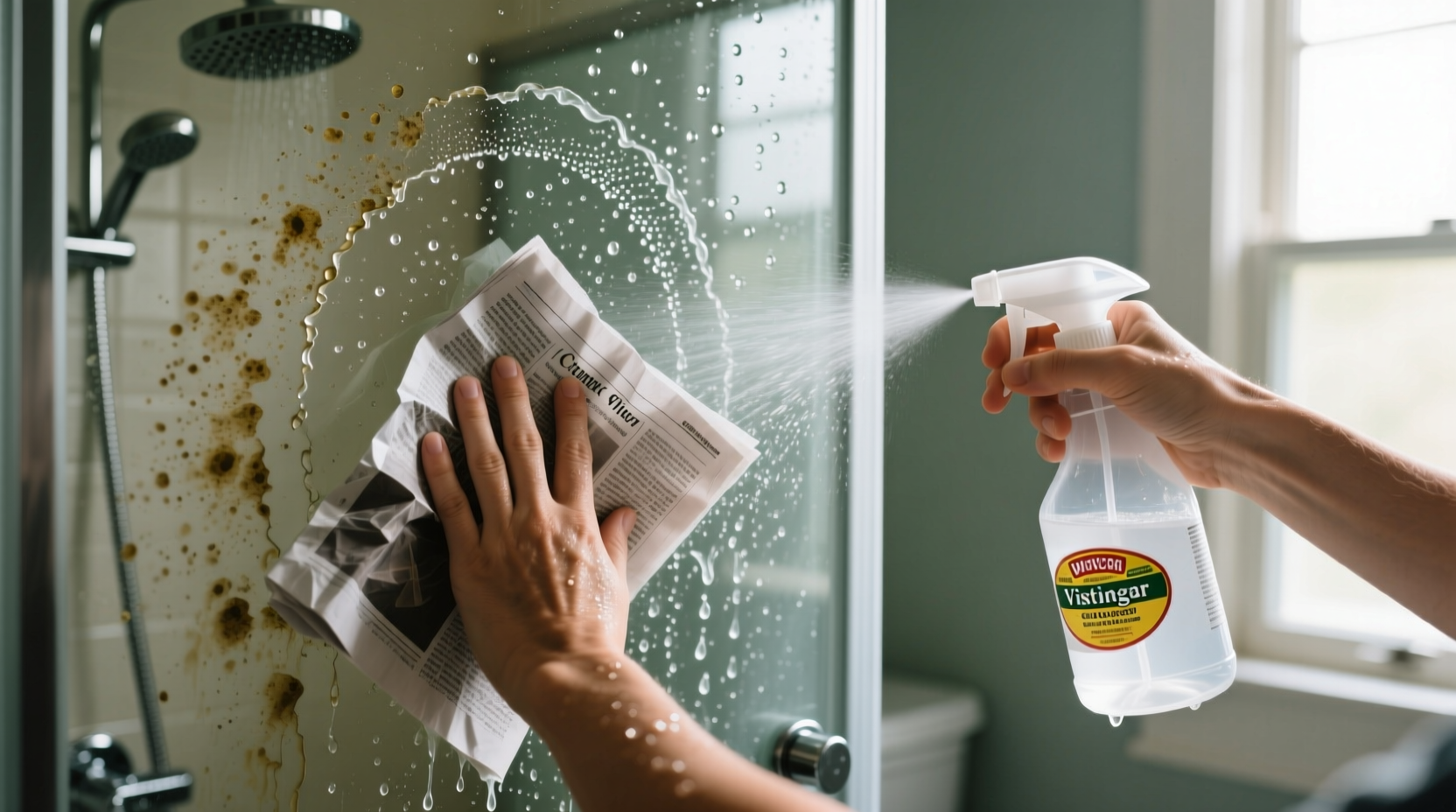 eco friendly cleaning tips remove hard water spots