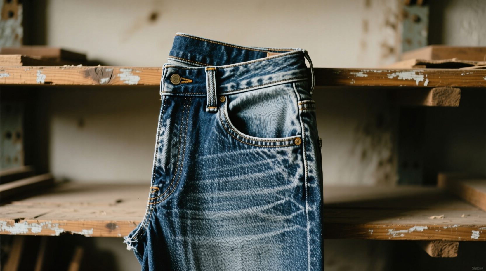 folded jeans vs hanging the truth about fade gravity
