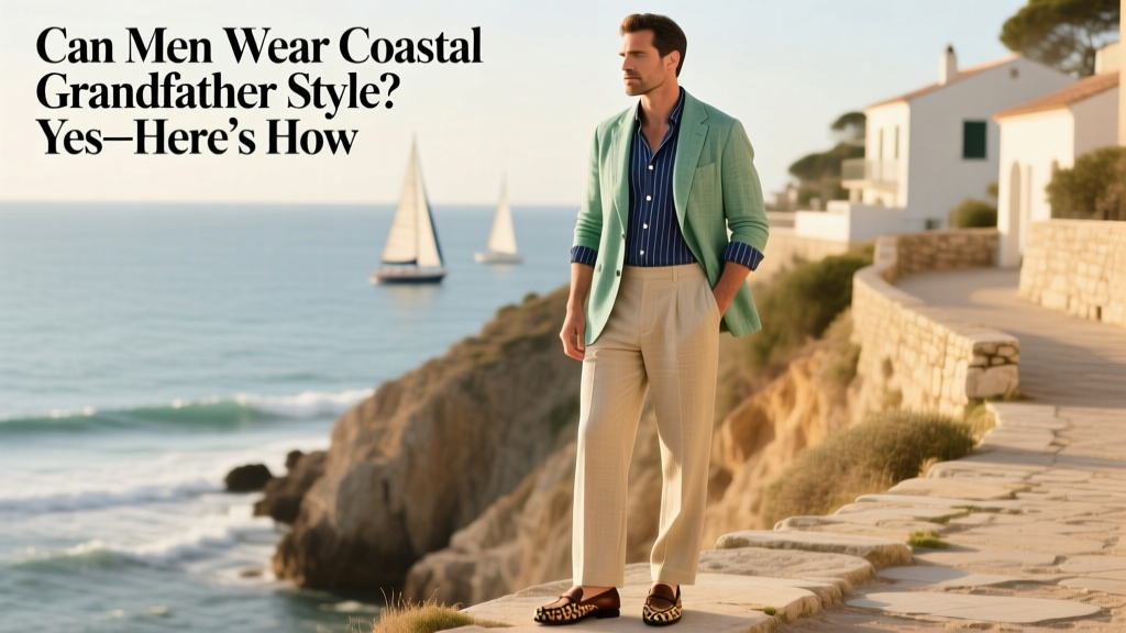 Can Men Wear Coastal Grandfather Style? Yes—Here’s How