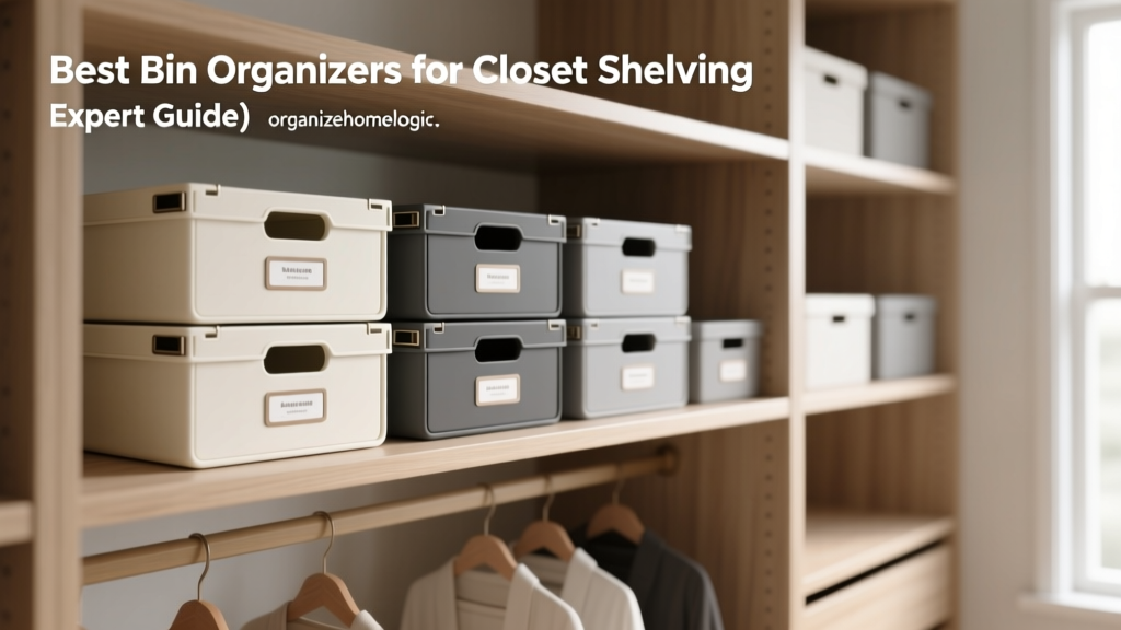 Best Bin Organizers for Closet Shelving (Expert Guide)