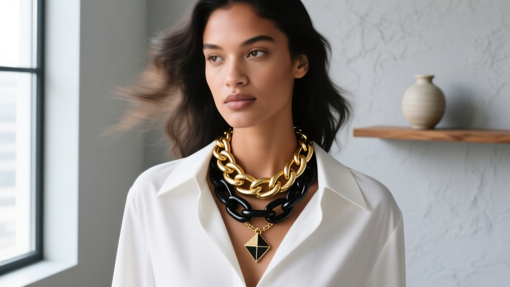 How to Style Chunky Chain Necklaces Like a Pro
