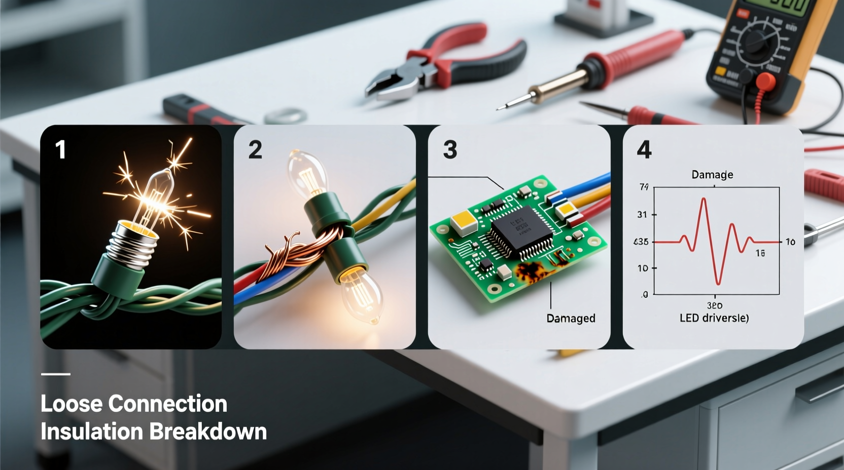 why do some christmas lights flicker and how to fix them permanently