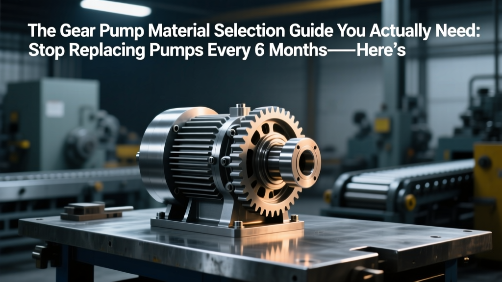 Gear Pump Material Selection Guide: Stop Premature Failures