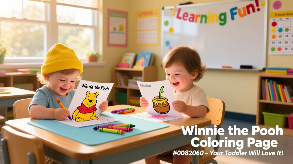 Cute Winnie the Pooh Coloring Pages Your Toddler Will Love: Developmentally Optimized Printables for Ages 18–36 Months