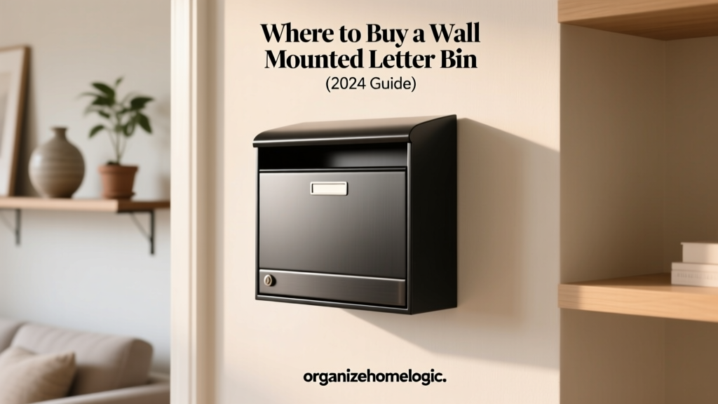 Where to Buy a Wall Mounted Letter Bin (2024 Guide)