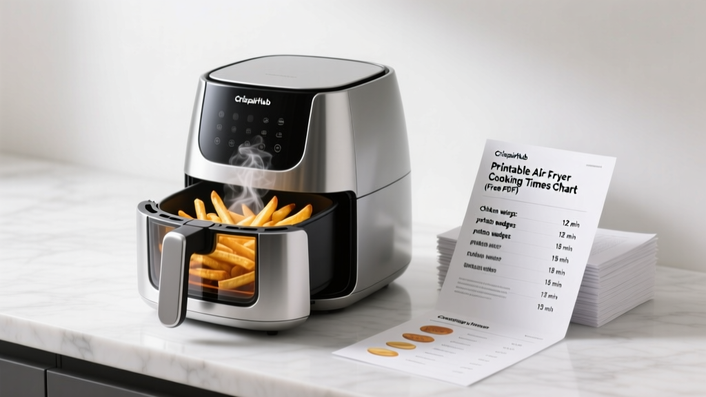 Printable Air Fryer Cooking Times Chart (Free PDF)