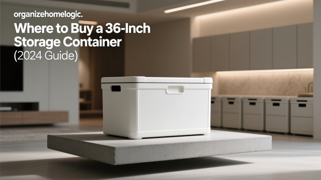 Where to Buy a 36-Inch Storage Container (2024 Guide)