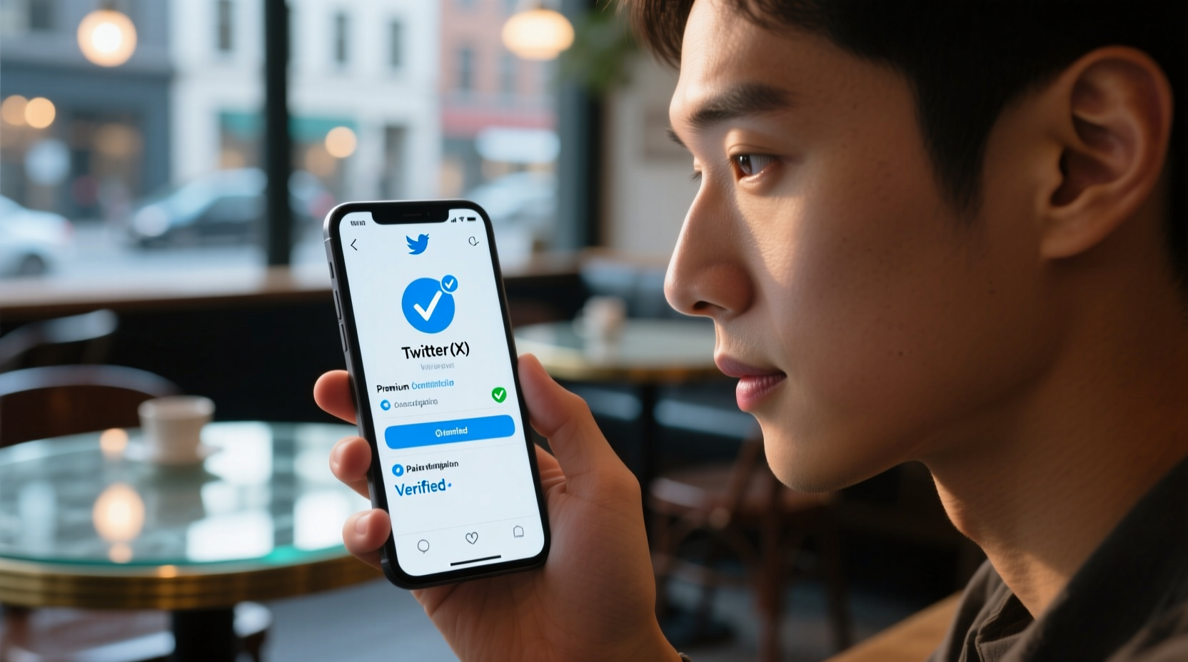 how to tell if someone paid for their twitter verificat