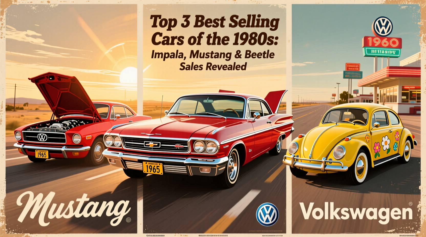 best selling cars in 1960s