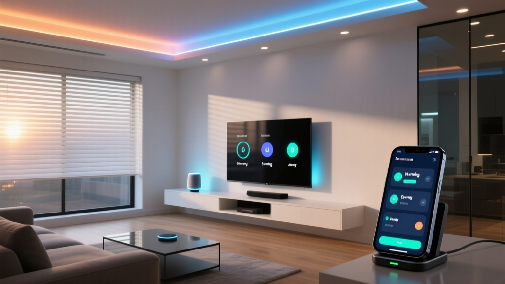 Smart Living Room Automation Routines: Morning, Evening & Away Modes
