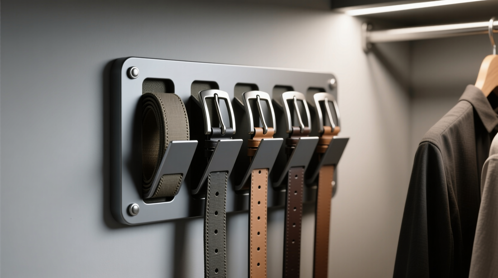 closet organization tips belt loops vs hanging racks