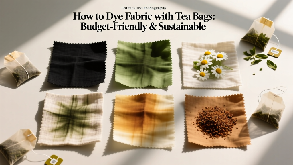 How to Dye Fabric with Tea Bags: Budget-Friendly & Sustainable