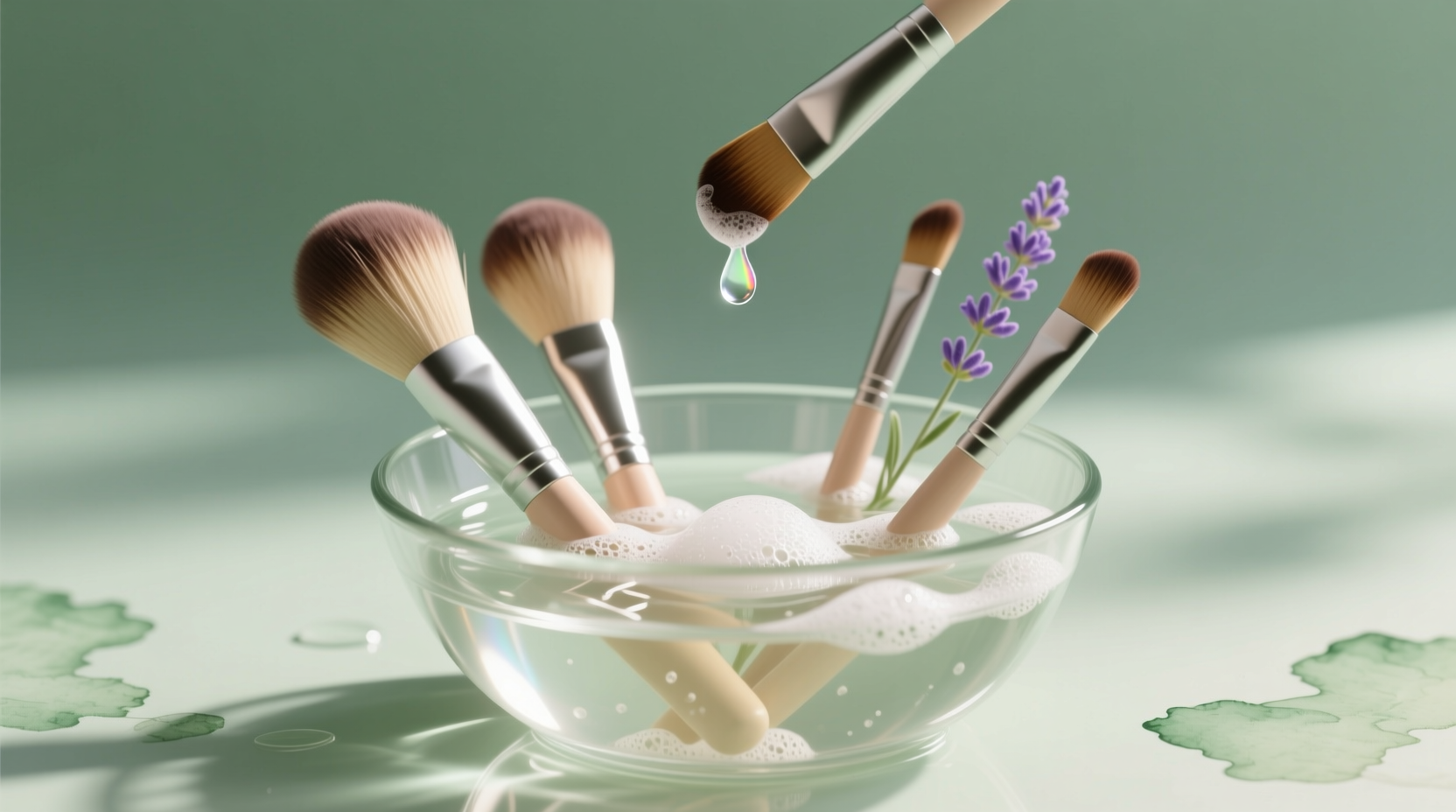 eco friendly cleaning detoxify makeup brushes safely