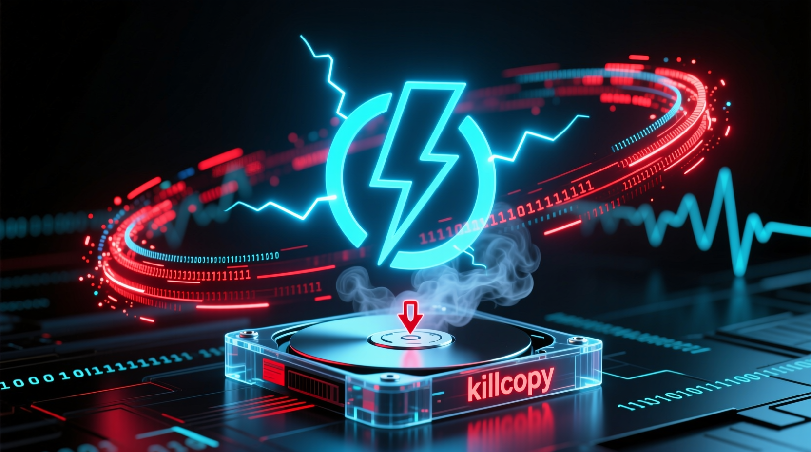 killcopy speeds up disk transfers and securely deletes