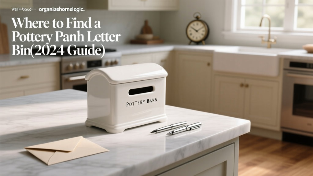Where to Find a Pottery Barn Letter Bin (2024 Guide)