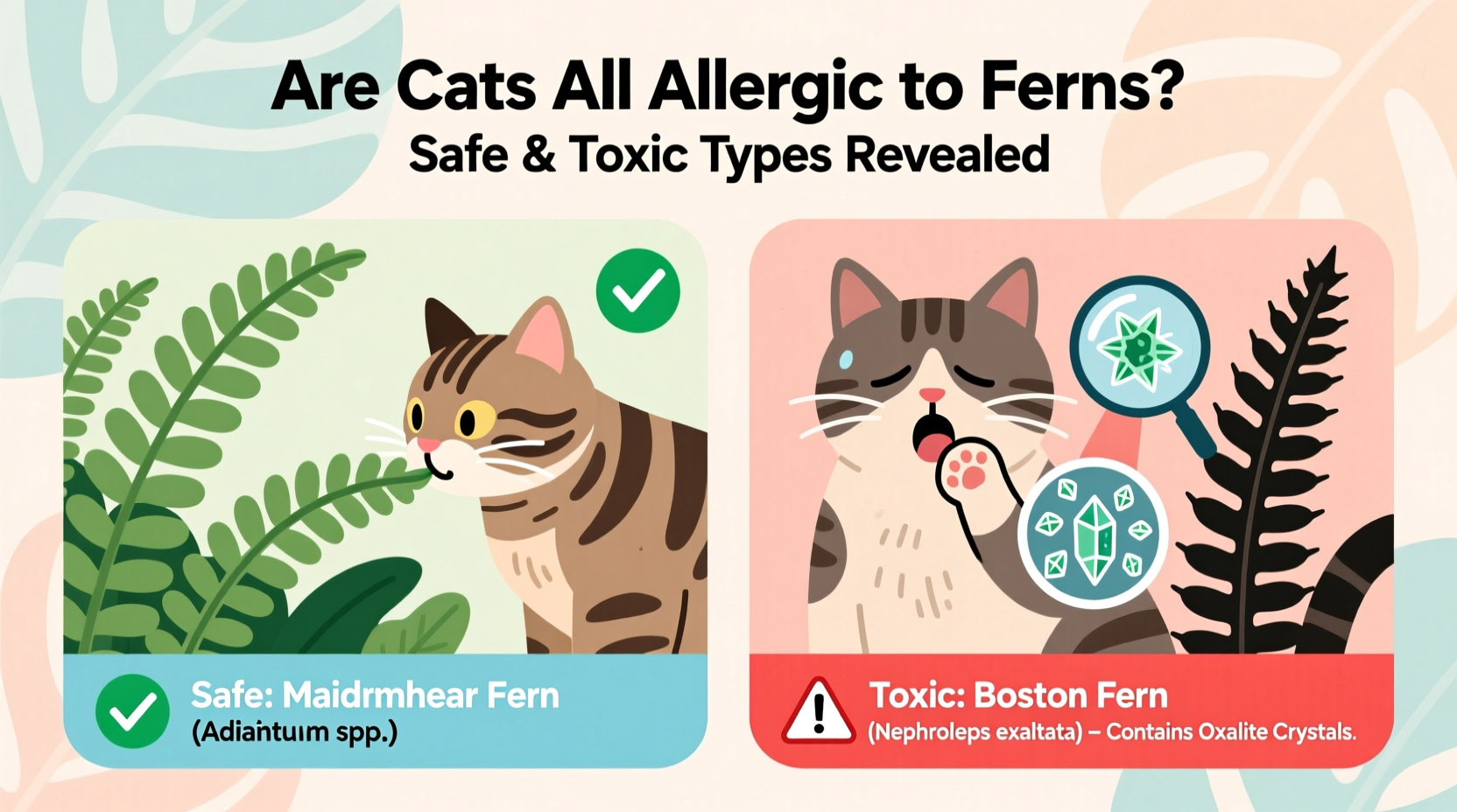7 Toxic Ferns for Cats (Safe List) | TheHomeSprouts
