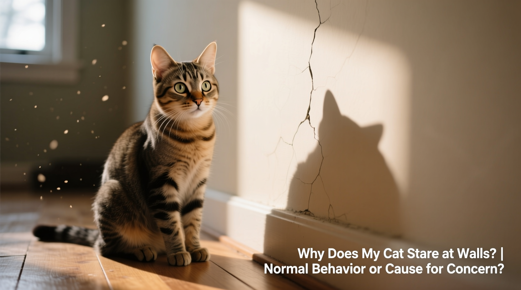 why does my cat stare at walls for hours normal or cause for concern