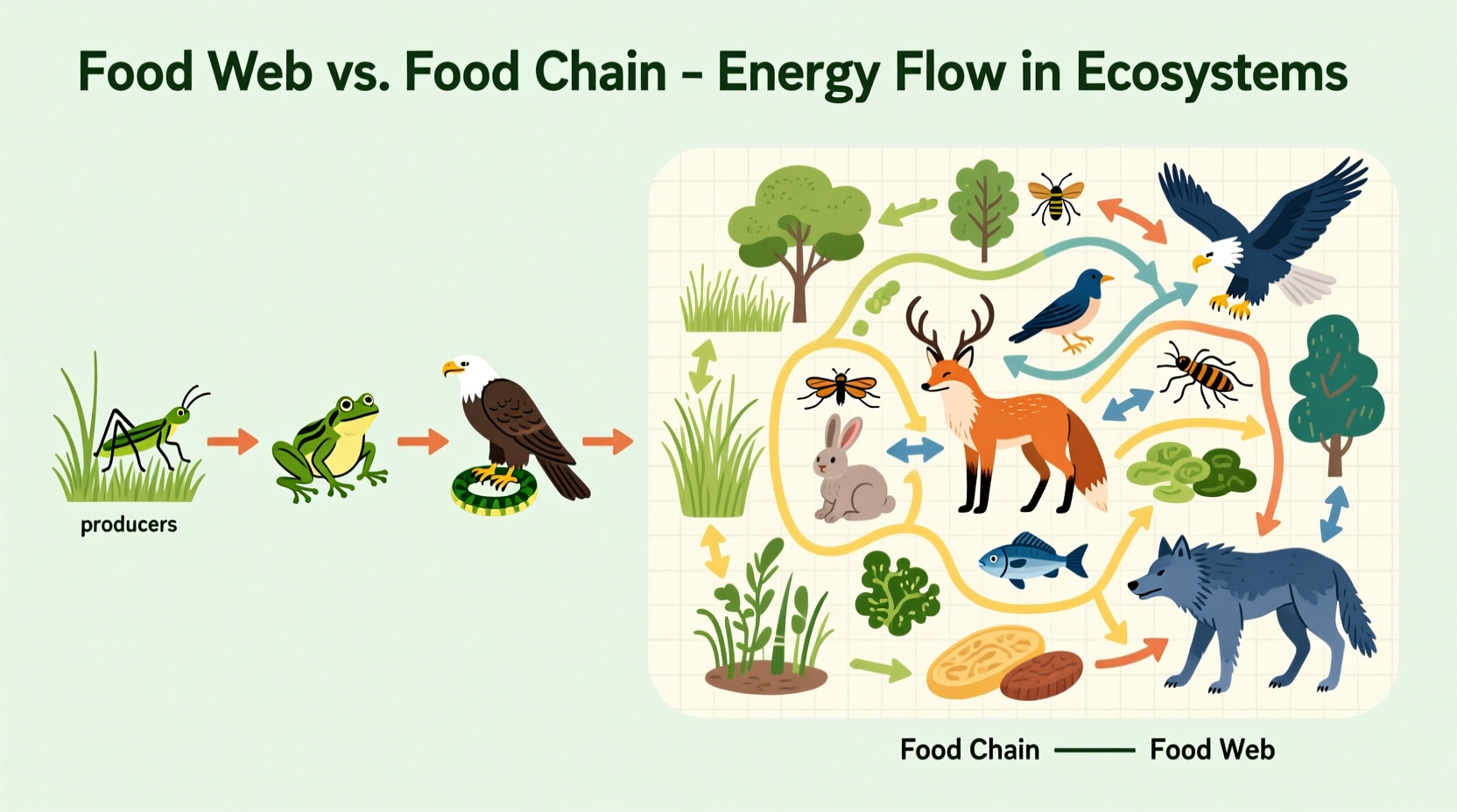 Food Web vs Food Chain: Key Differences Explained