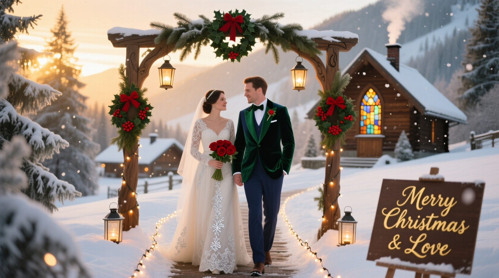 a wedding date for christmas