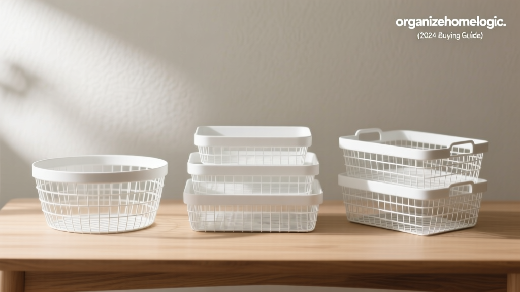 Best White Wire Storage Baskets (2024 Buying Guide)