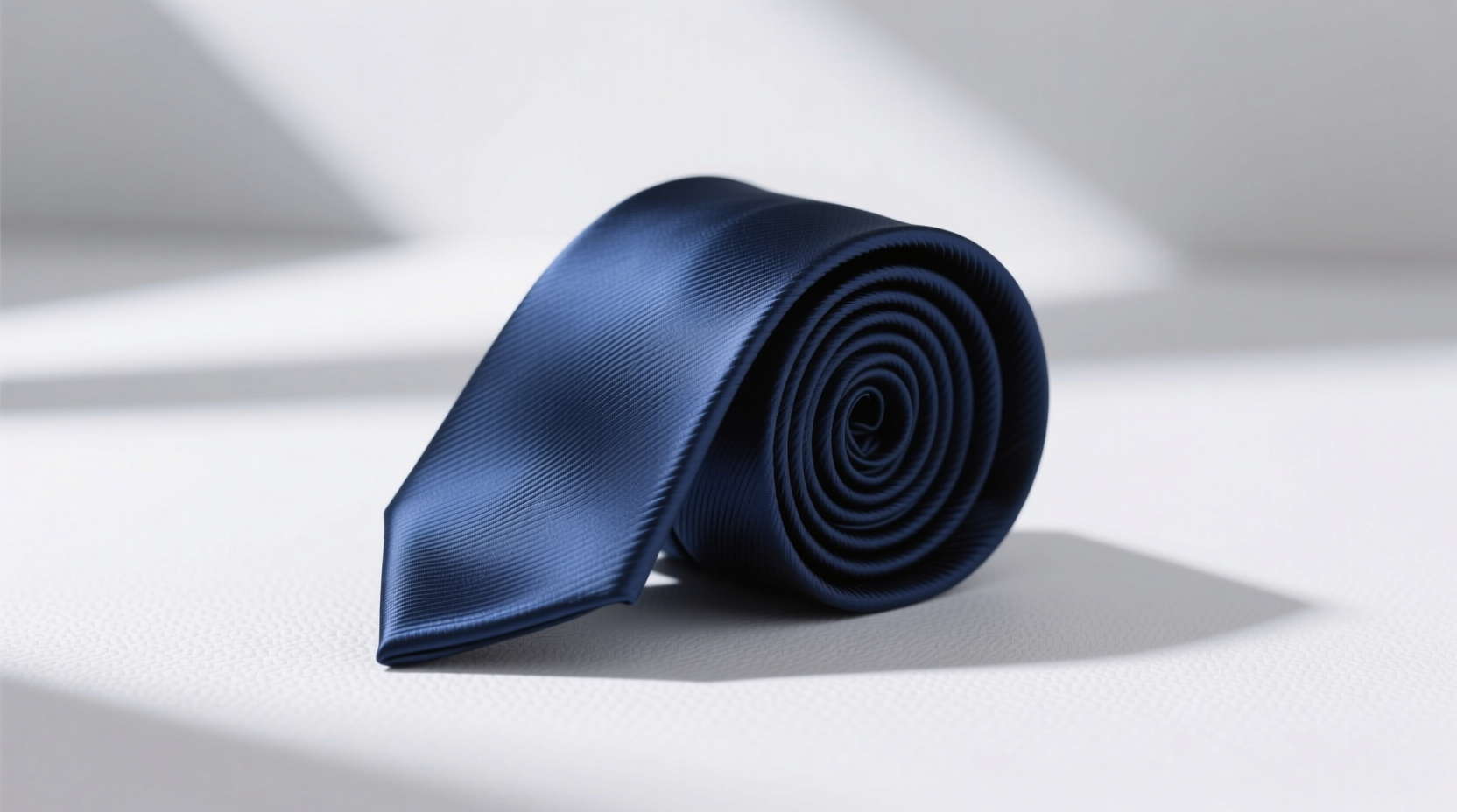 roll neck ties for easier storage and fewer wrinkles