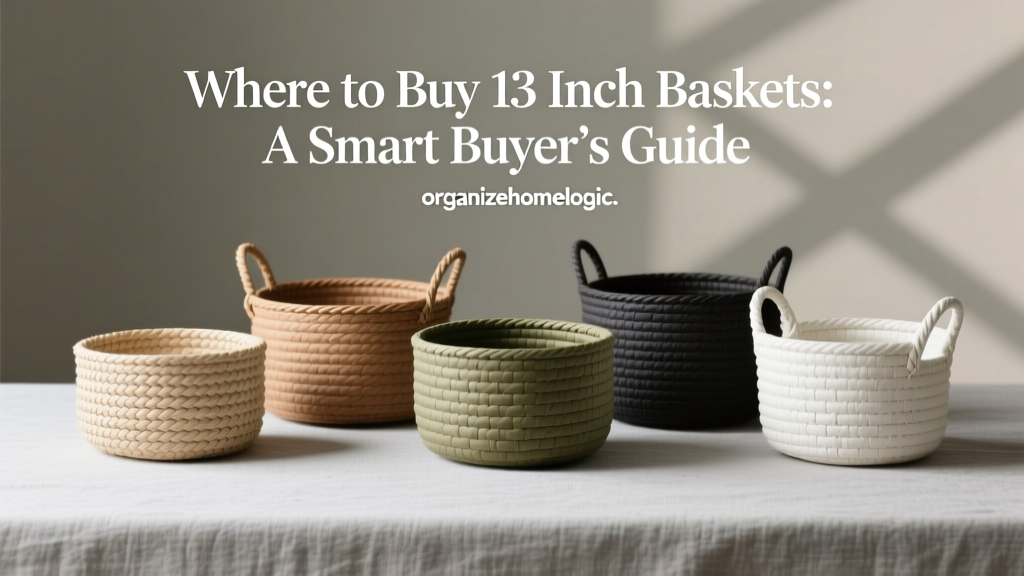 Where to Buy 13 Inch Baskets: A Smart Buyer’s Guide