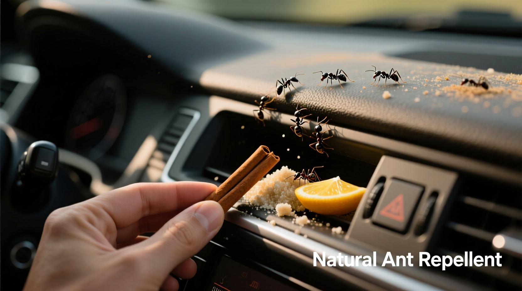 how to get rid of ants in car