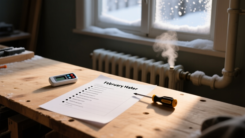 February Water Heater Maintenance Checklist