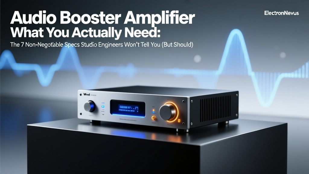 Audio Booster Amplifier What You Actually Need: The 7 Non-Negotiable Specs Studio Engineers Won’t Tell You (But Should)